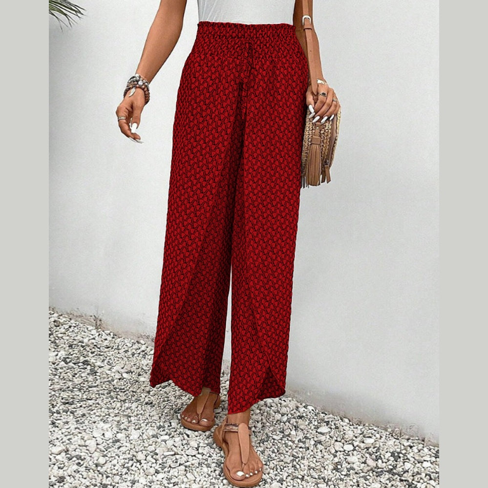 Louanne | Pantalon pour femmes à imprimé géométrique