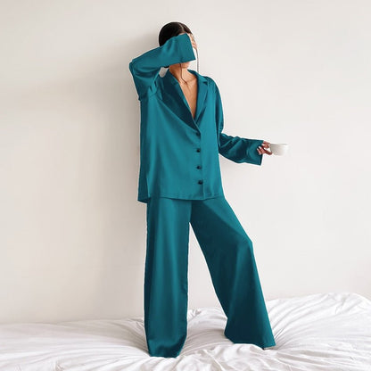 Ensemble Pyjama Soie Oversize Luxe