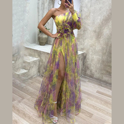 Roselyne | Robe élégante à épaules dénudées