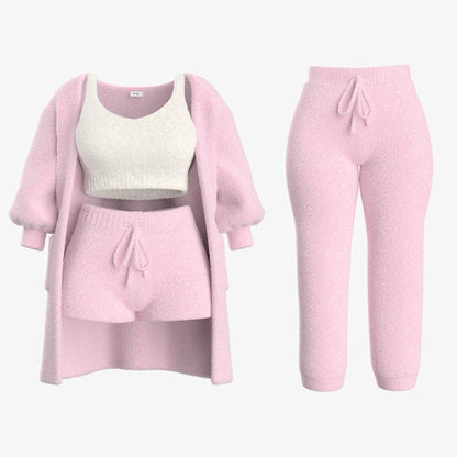 Ensemble Pyjama Femme Tricot Douillet