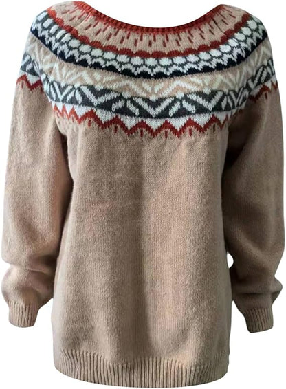 Eléandra – Pull Vintage pour l’Automne