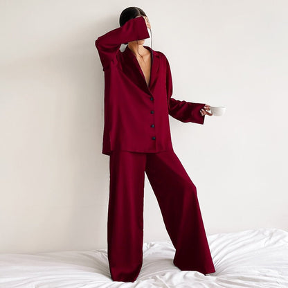 Ensemble Pyjama Soie Oversize Luxe