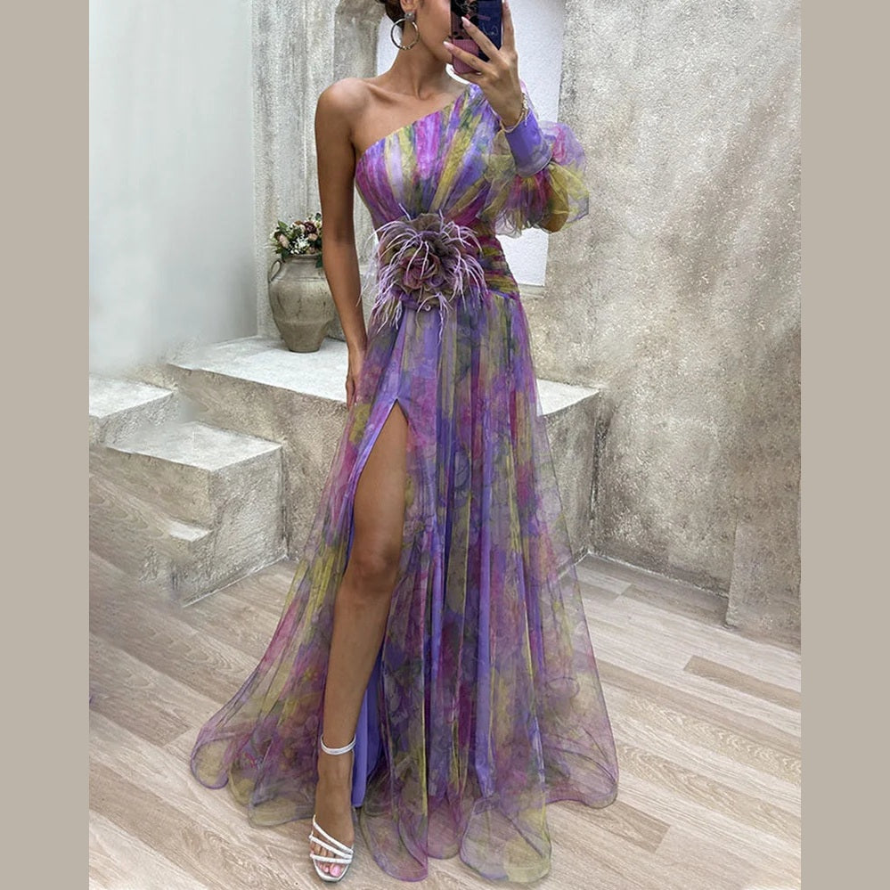 Roselyne | Robe élégante à épaules dénudées