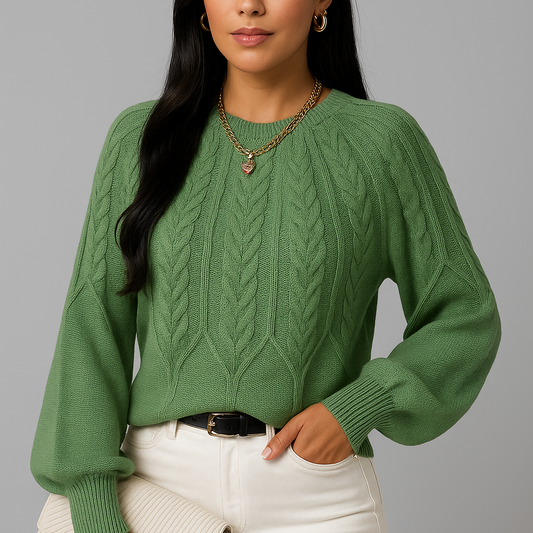 Eléandra | Pull chaud tricoté